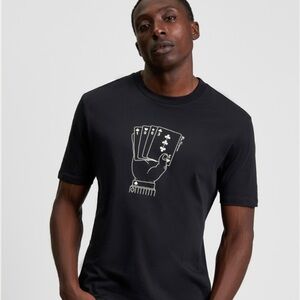 Ben Sherman Black Playing Cards Tee